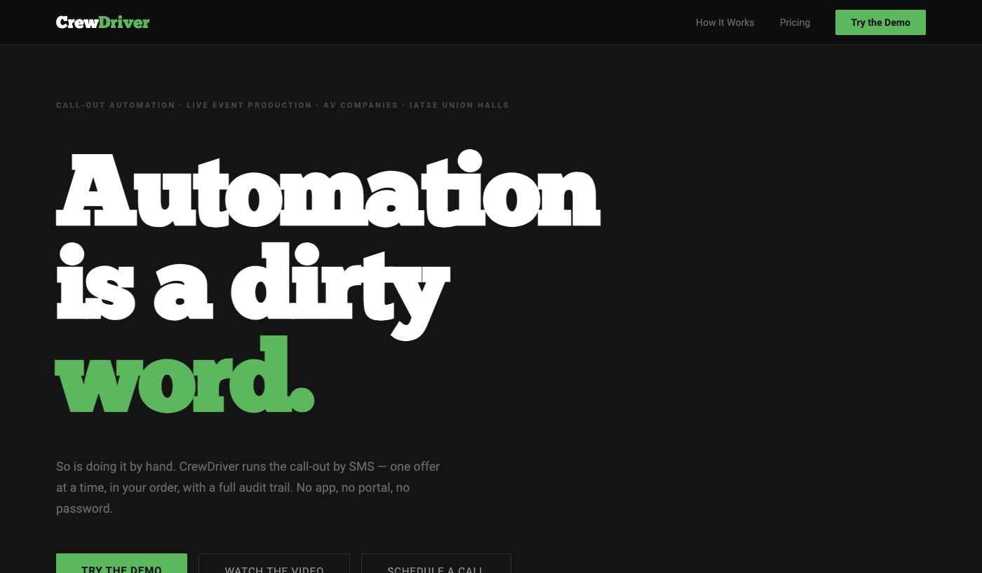 Dirty word — display